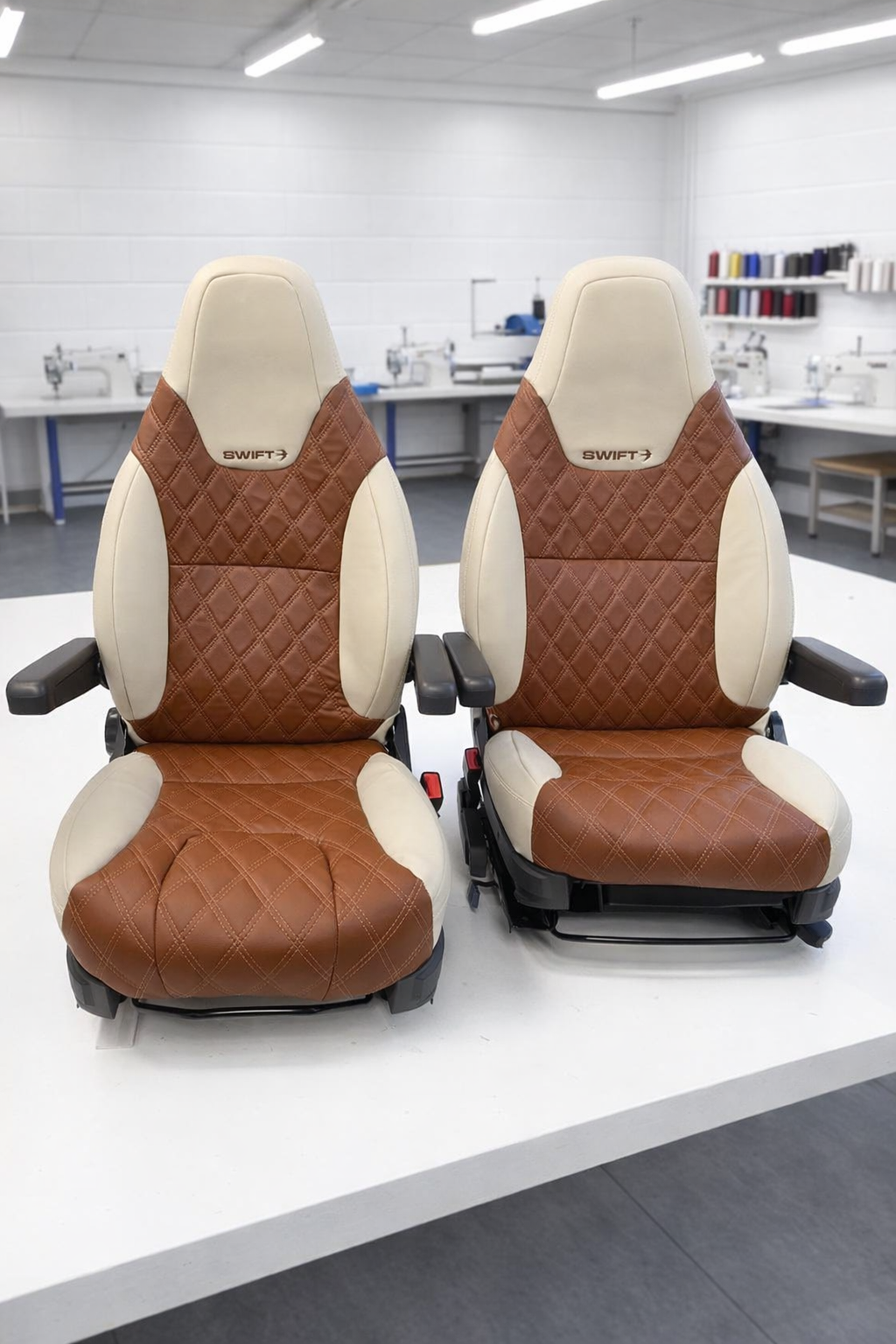 Swift campervan seats upholstery Blue Note Upholstery